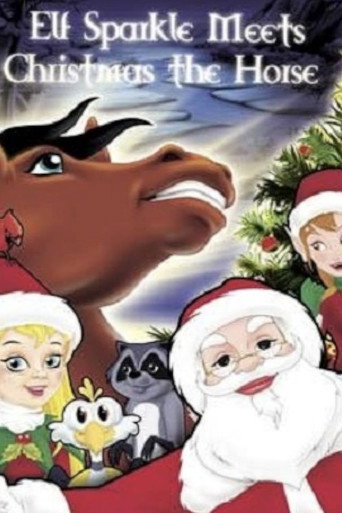 Elf Sparkle Meets Christmas the Horse